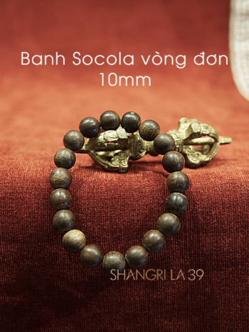 Trầm Tự Nhiên Banh Socola Vòng Đơn 10 mm