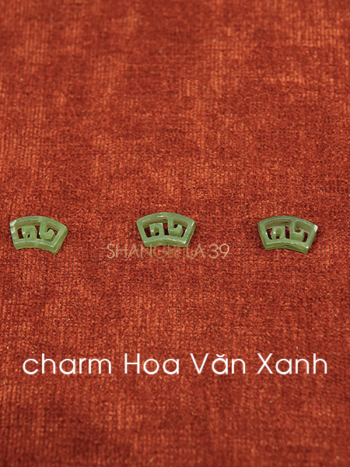 charm Hoa Văn Xanh